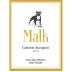 Malk Family Vineyards Cabernet Sauvignon 2012 Front Label