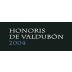 Valdubon Honoris de Valdubon 2004 Front Label