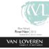 Van Loveren Blue Velvet Pinot Noir 2015 Front Label