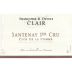 Francoise & Denis Clair Santenay Premier Cru Clos de la Comme 2014 Front Label