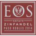 EOS Zinfandel 2014 Front Label