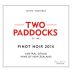 Two Paddocks Pinot Noir 2014 Front Label