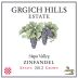 Grgich Hills Estate Zinfandel 2012 Front Label
