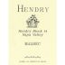Hendry Malbec 2014 Front Label