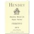 Hendry Block 24 Primitivo 2013 Front Label