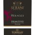 Masseria Surani Heracles Primitivo 2014 Front Label