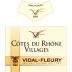 Vidal-Fleury Cotes du Rhone Villages 2009 Front Label