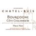 Vignerons de Buxy Bourgogne Chatel-Buis Pinot Noir Cote Chalonnaise 2009 Front Label