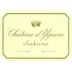 Chateau d'Yquem Sauternes (375ML half-bottle) 2014 Front Label