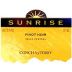 Concha y Toro Sunrise Pinot Noir 1997 Front Label