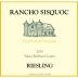 Rancho Sisquoc Santa Barbara County Riesling 2015 Front Label