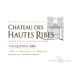 Vigerons de Caractere Vacqueyras Chateau des Hautes Ribes 2009 Front Label