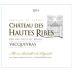 Vigerons de Caractere Vacqueyras Chateau des Hautes Ribes 2014 Front Label