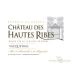 Vigerons de Caractere Vacqueyras Chateau des Hautes Ribes 2010 Front Label