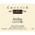 Carrick Riesling 2013 Front Label