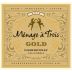 Menage a Trois Gold Chardonnay 2015 Front Label