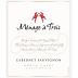 Menage a Trois Cabernet Sauvignon 2014 Front Label