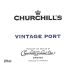 Churchill's Vintage Port (1.5 Liter Magnum) 2003 Front Label