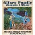 Alfaro Family Estate Pinot Noir 2014 Front Label