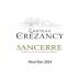 Chateau de Crezancy Sancerre Rouge 2014 Front Label