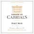 Domaine de Cabrials Pinot Noir 2014 Front Label