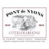 Pont de Nyons Cotes du Rhone Rouge 2015 Front Label