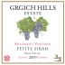 Grgich Hills Estate Miljenko's Vineyard Petite Sirah 2009 Front Label