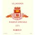Villadoria Barolo Riserva Speciale 1971 Front Label