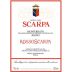 Scarpa Monferrato Rosso Scarpa 2013 Front Label
