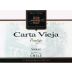 Carta Vieja Prestige Shiraz 2011 Front Label