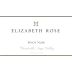 Elizabeth Rose Pinot Noir 2014 Front Label
