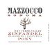 Mazzocco Pony Zinfandel 2008 Front Label