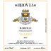 Brovia Barolo Villero 2012 Front Label