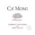 Ca' Momi Winery Reserve Cabernet Sauvignon 2011 Front Label