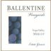 Ballentine Merlot 1997 Front Label