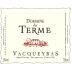 Domaine du Terme Vacqueyras 2013 Front Label