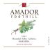 Amador Foothill Barbera 2012 Front Label