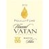 Vincent Vatan Pouilly Fume Silex 2013 Front Label