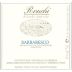 Ronchi Barbaresco 2012 Front Label