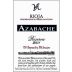 Bodegas Vinedos de Aldeanueva Rioja Reserva Tempranillo Graciano 2001 Front Label