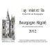 Guy Amiot Bourgogne Aligote 2013 Front Label