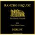 Rancho Sisquoc Merlot 2014 Front Label