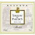Torreon de Paredes Reserva Merlot 2007 Front Label