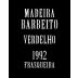 Barbeito Frasqueira Verdelho 1992 Front Label