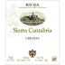 Sierra Cantabria Crianza (1.5 Liter Magnum) 2012 Front Label