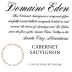 Domaine Eden Cabernet Sauvignon 2013 Front Label