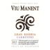 Viu Manent Gran Reserva Carmenere 2013 Front Label