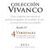 Vivanco Coleccion Vivanco 4 Varietales 2010 Front Label