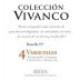 Vivanco Coleccion Vivanco 4 Varietales 2012 Front Label