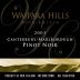 Waipara Hills Pinot Noir 2003 Front Label